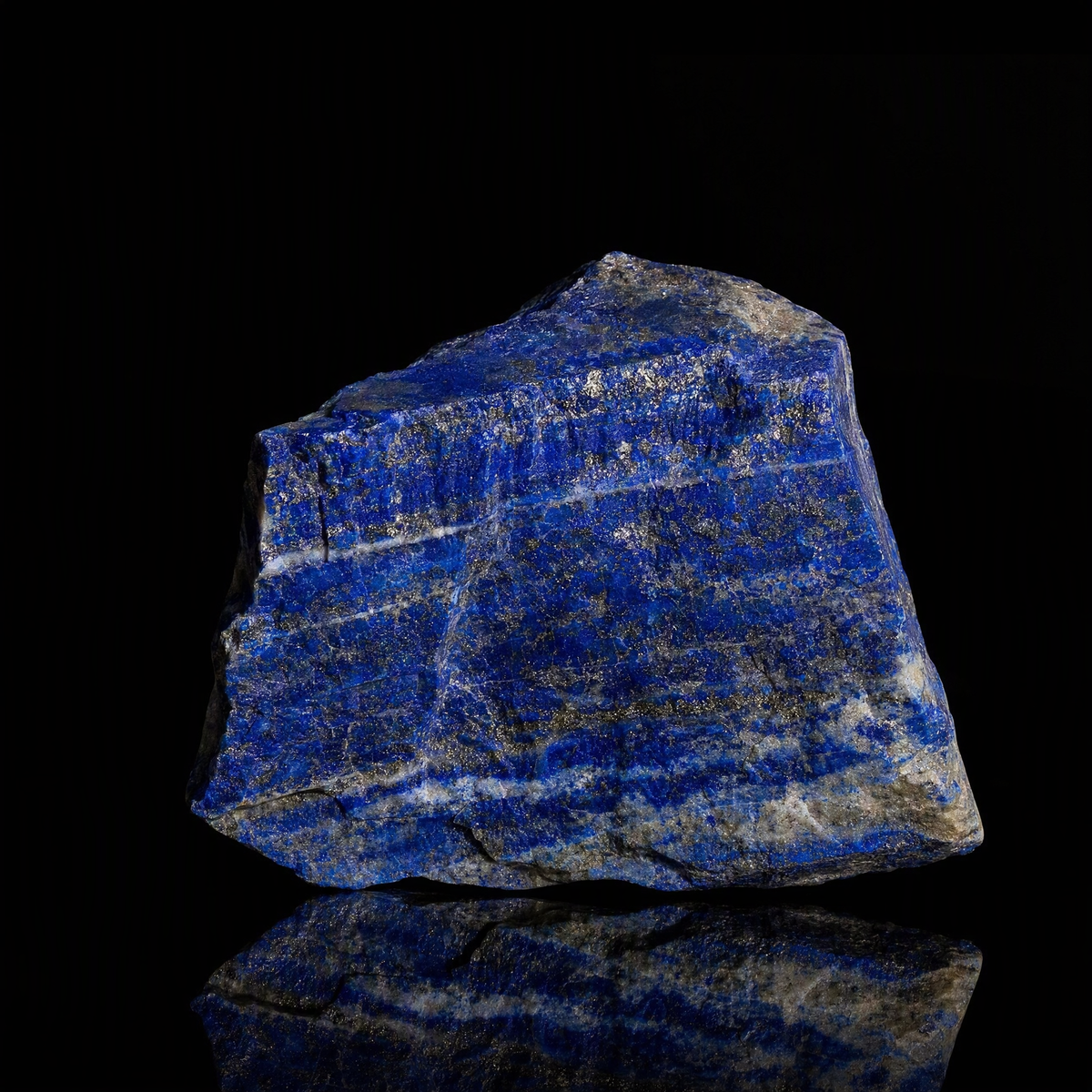 Handmade lapis lazuli bead bracelet