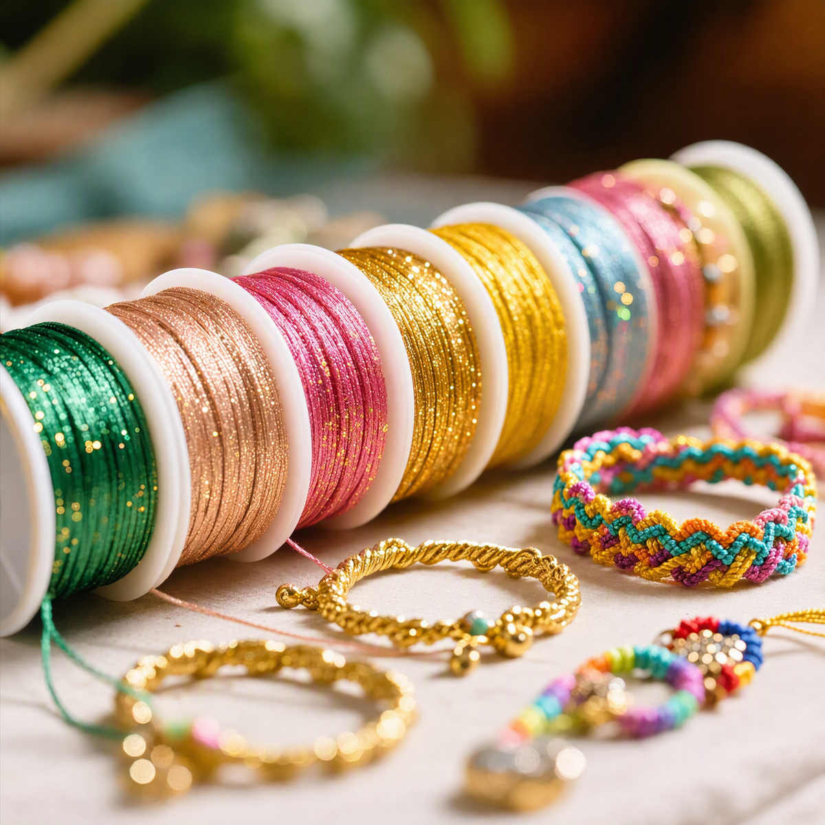 DIY bracelet making threads and cords by iJRMY