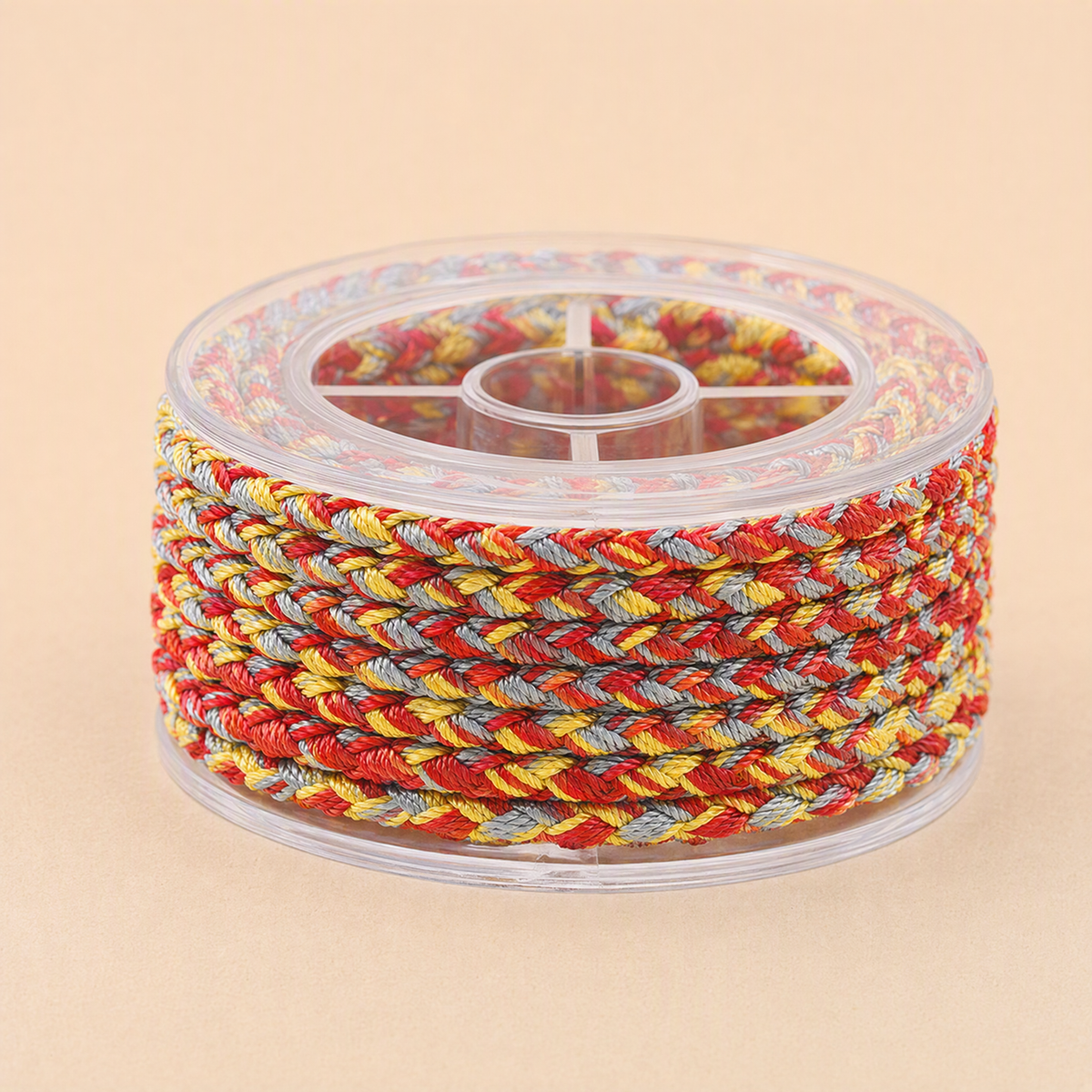4mm Dragon Scale Nylon Jewelry Cord – 12-Ply Multicolor Thread for DIY