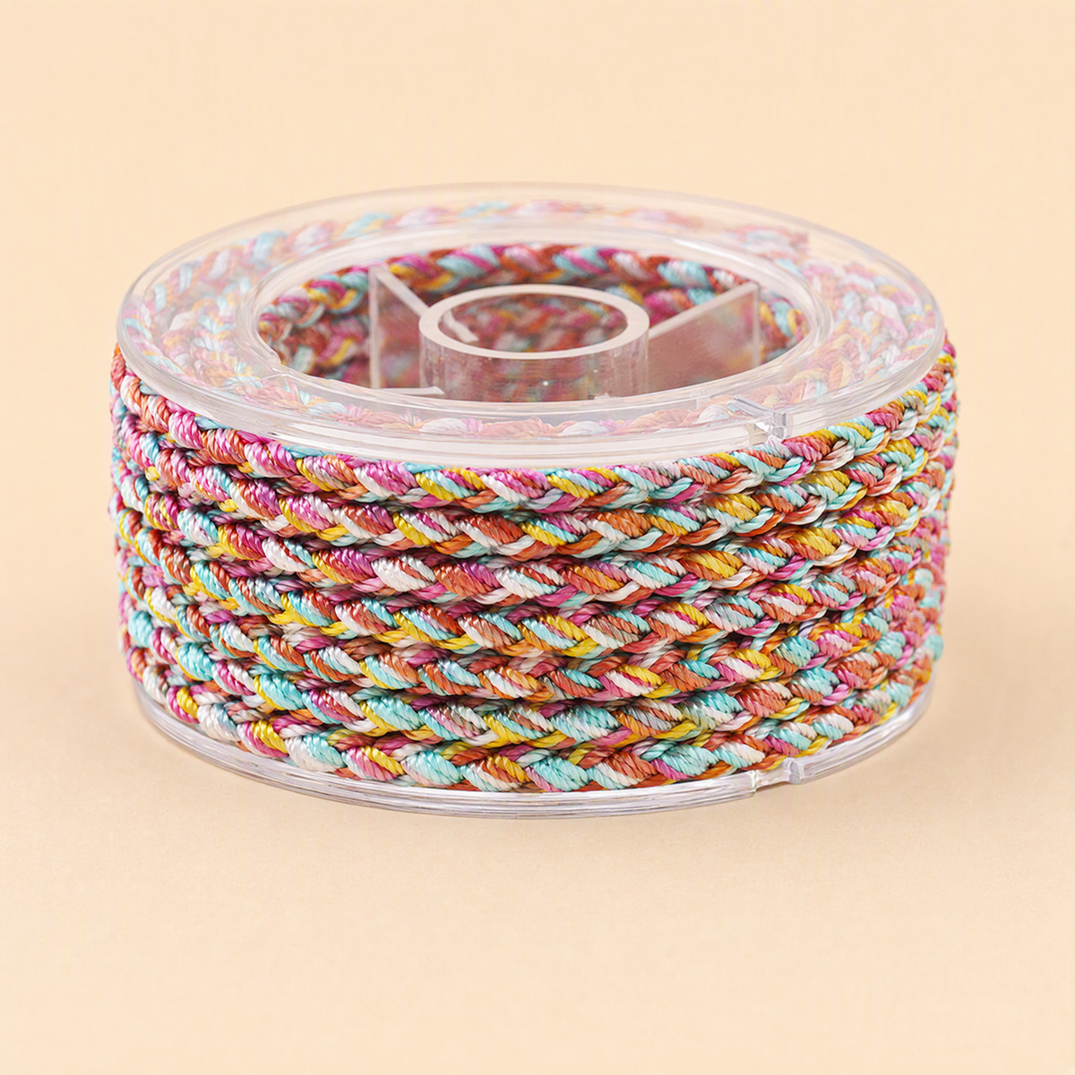 4mm Dragon Scale Nylon Jewelry Cord – 12-Ply Multicolor Thread for DIY