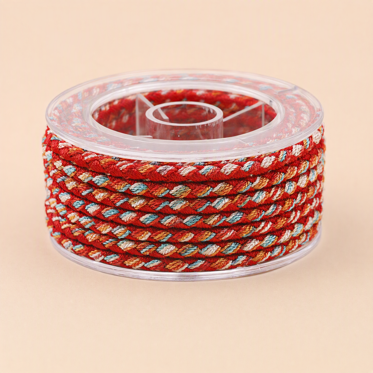 4mm Dragon Scale Nylon Jewelry Cord – 12-Ply Multicolor Thread for DIY