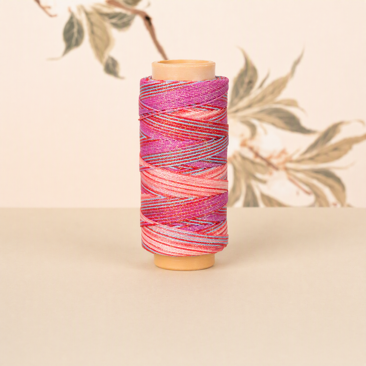100m 6-Ply Waxed Cord for Bracelet Making – 0.5mm Starry Multicolor Thread