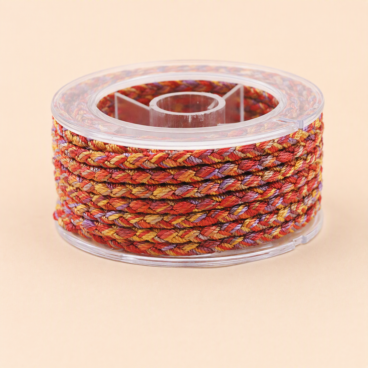 4mm Dragon Scale Nylon Jewelry Cord – 12-Ply Multicolor Thread for DIY