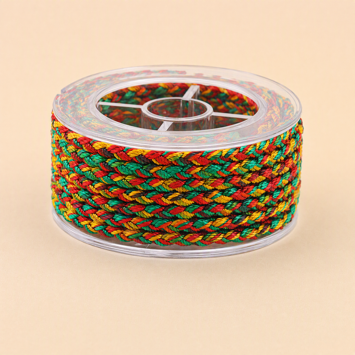 4mm Dragon Scale Nylon Jewelry Cord – 12-Ply Multicolor Thread for DIY
