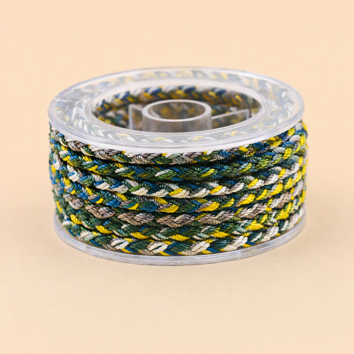 4mm Dragon Scale Nylon Jewelry Cord – 12-Ply Multicolor Thread for DIY
