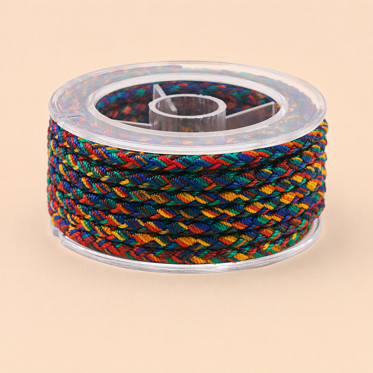 4mm Dragon Scale Nylon Jewelry Cord – 12-Ply Multicolor Thread for DIY