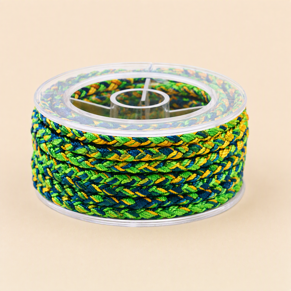 4mm Dragon Scale Nylon Jewelry Cord – 12-Ply Multicolor Thread for DIY