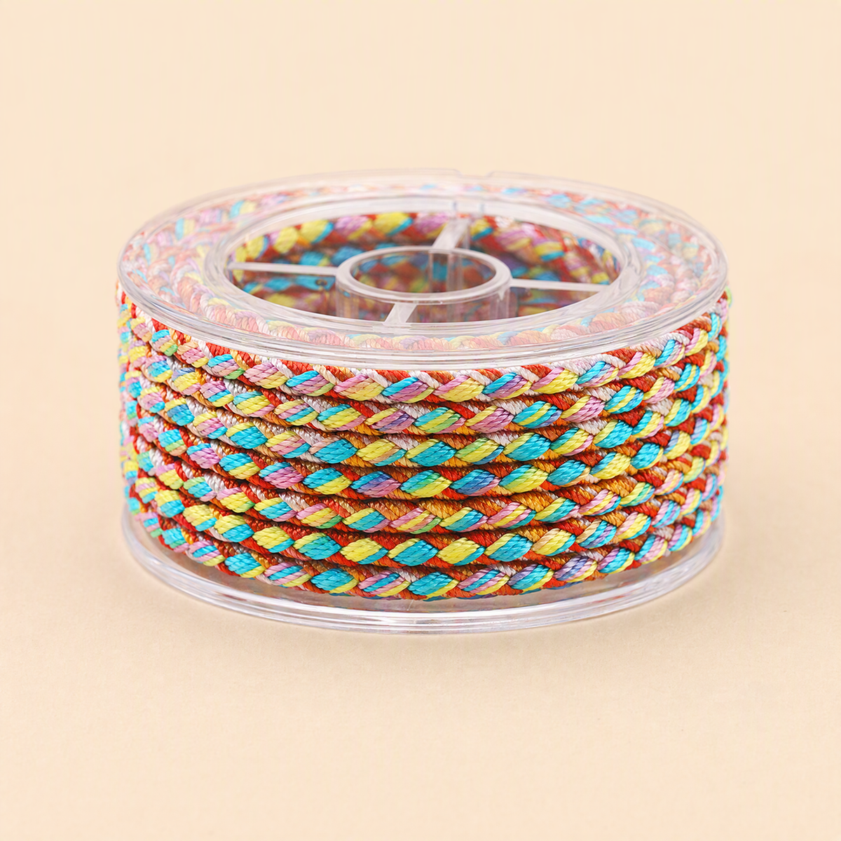 4mm Dragon Scale Nylon Jewelry Cord – 12-Ply Multicolor Thread for DIY