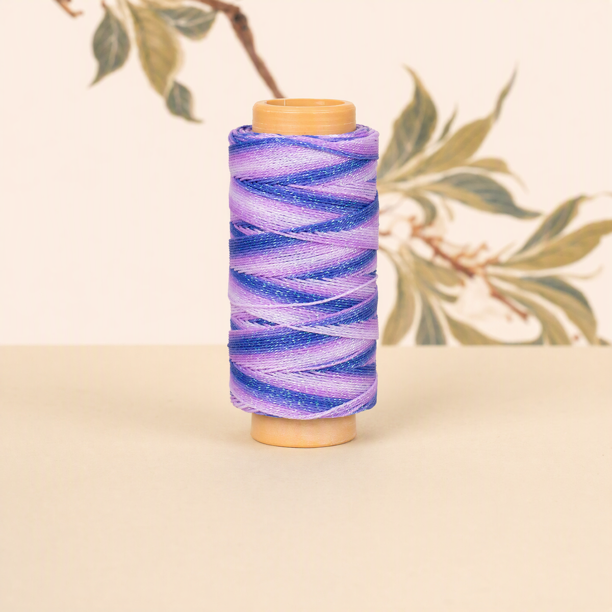 100m 6-Ply Waxed Cord for Bracelet Making – 0.5mm Starry Multicolor Thread