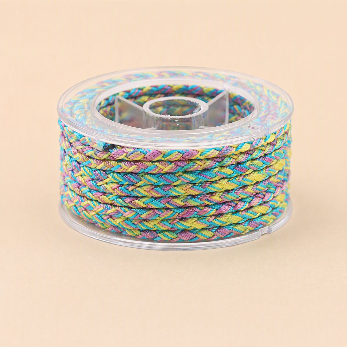 4mm Dragon Scale Nylon Jewelry Cord – 12-Ply Multicolor Thread for DIY