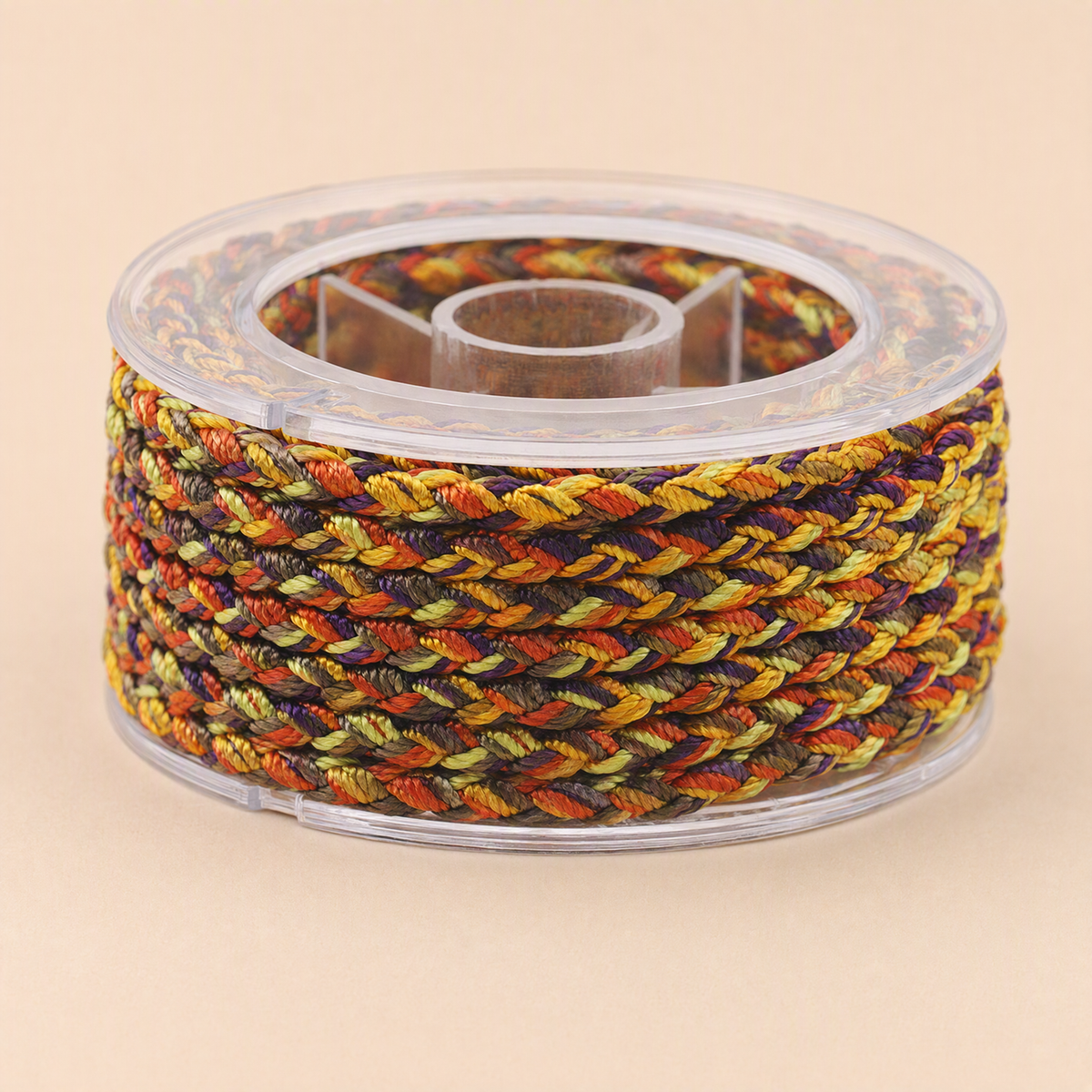 4mm Dragon Scale Nylon Jewelry Cord – 12-Ply Multicolor Thread for DIY