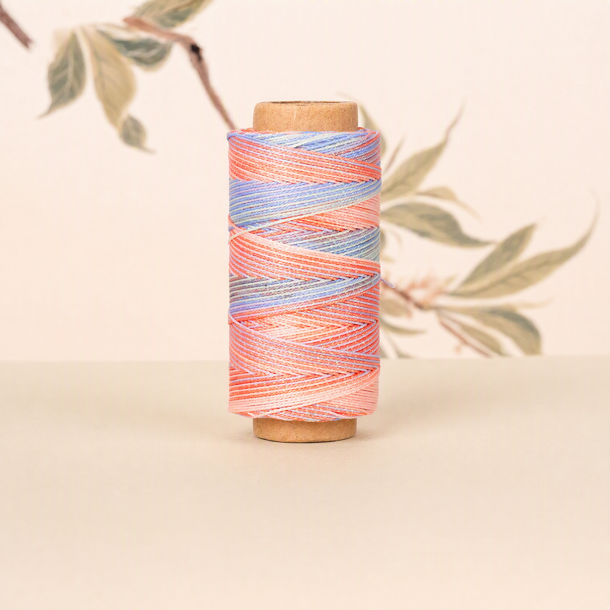 100m 6-Ply Waxed Cord for Bracelet Making – 0.5mm Starry Multicolor Thread