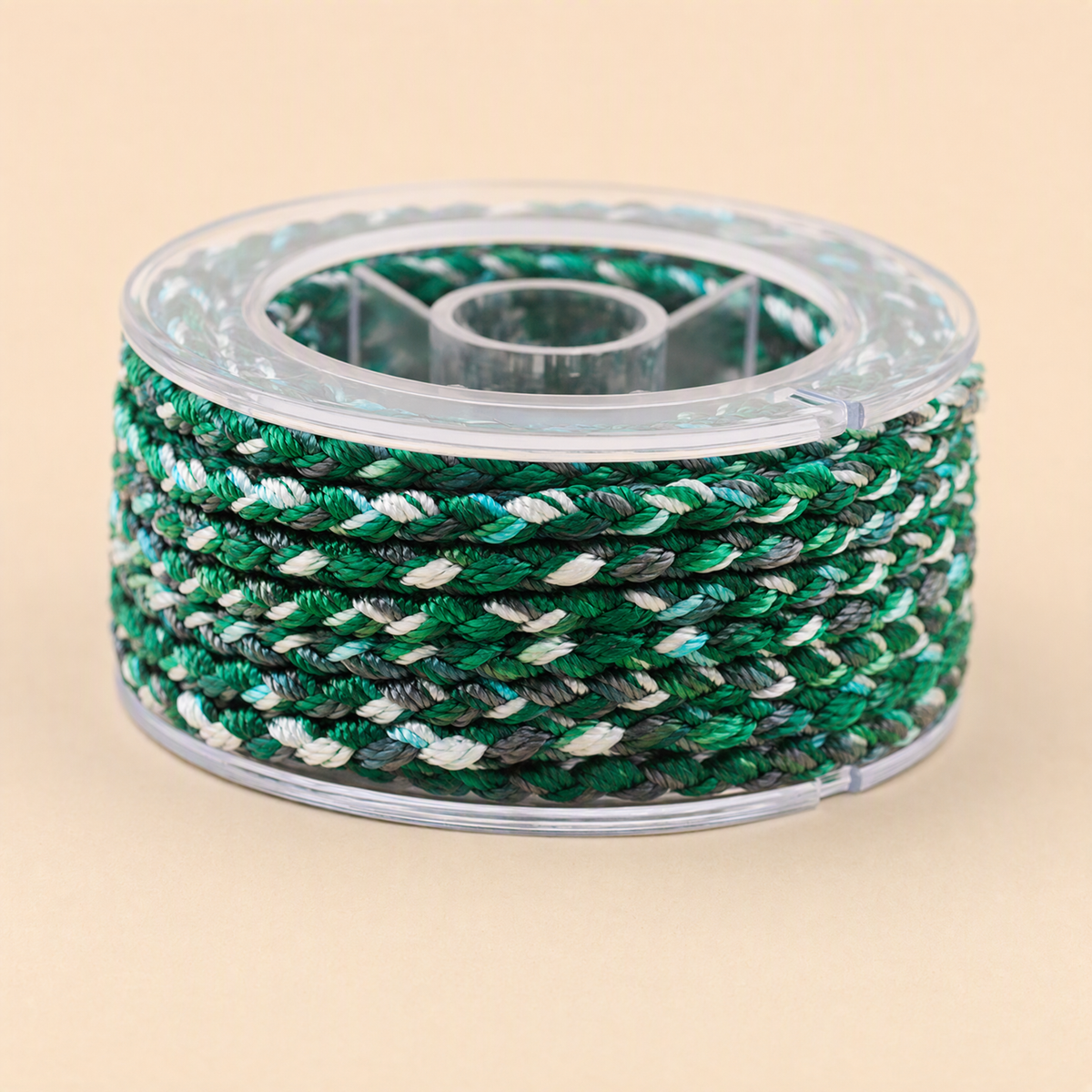 4mm Dragon Scale Nylon Jewelry Cord – 12-Ply Multicolor Thread for DIY