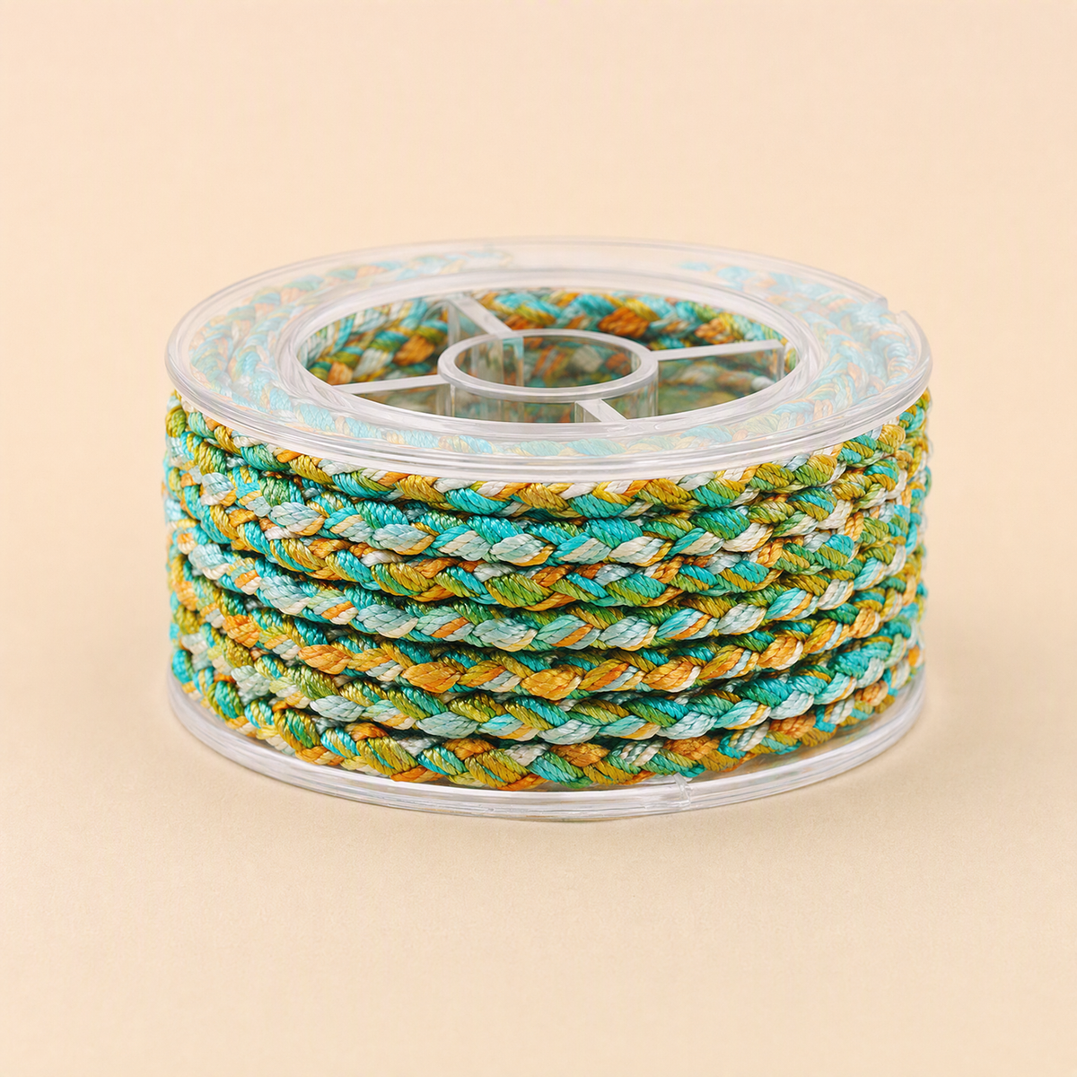 4mm Dragon Scale Nylon Jewelry Cord – 12-Ply Multicolor Thread for DIY