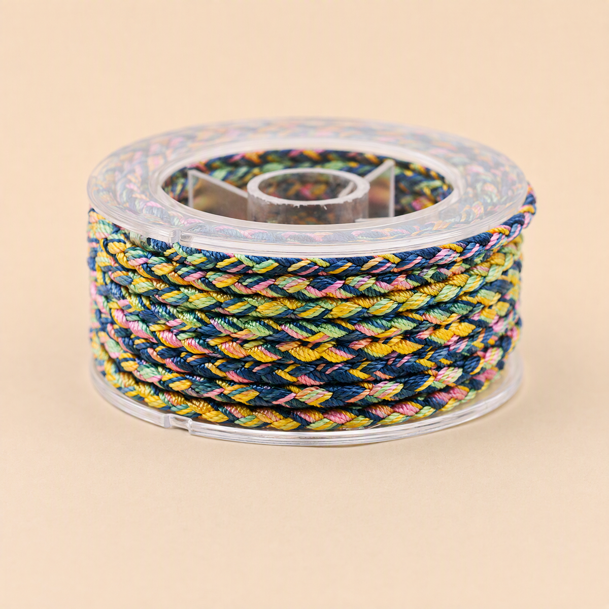 4mm Dragon Scale Nylon Jewelry Cord – 12-Ply Multicolor Thread for DIY
