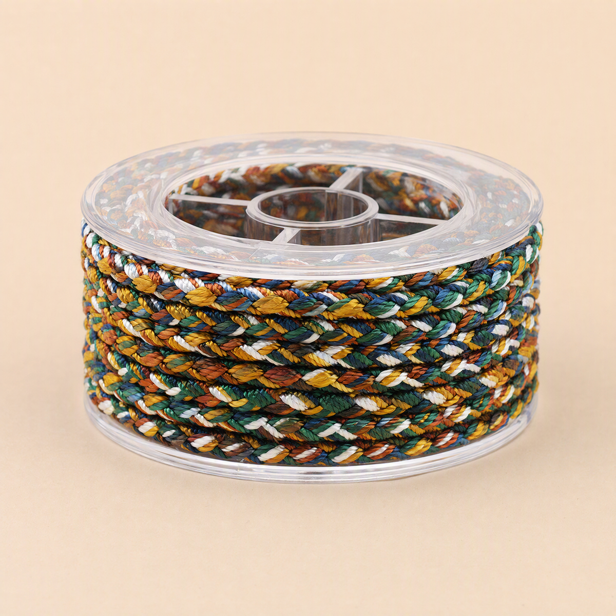 4mm Dragon Scale Nylon Jewelry Cord – 12-Ply Multicolor Thread for DIY