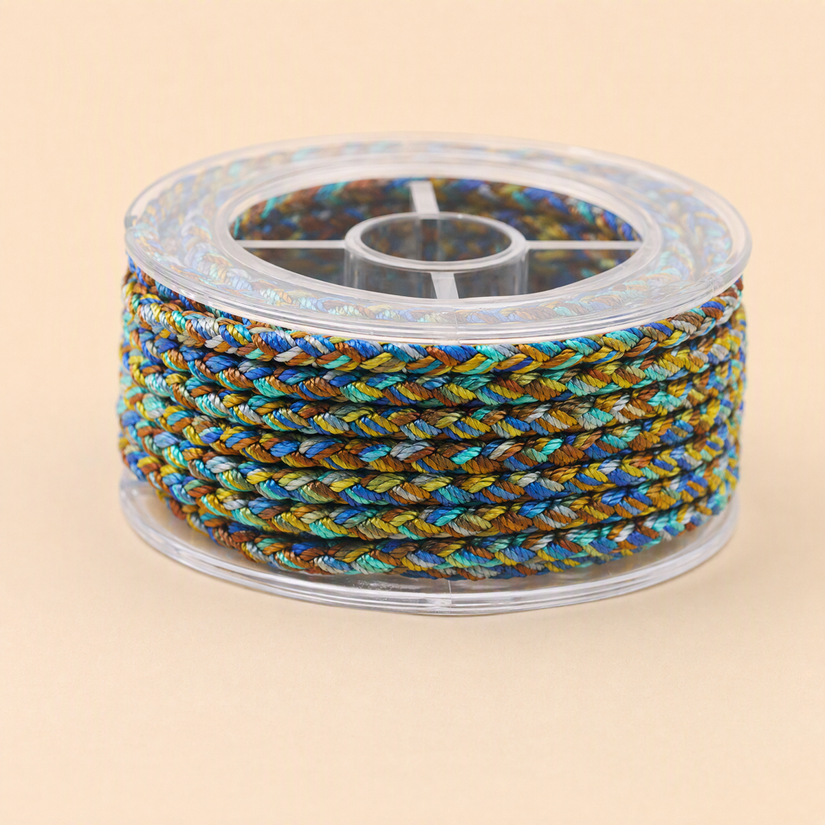 4mm Dragon Scale Nylon Jewelry Cord – 12-Ply Multicolor Thread for DIY