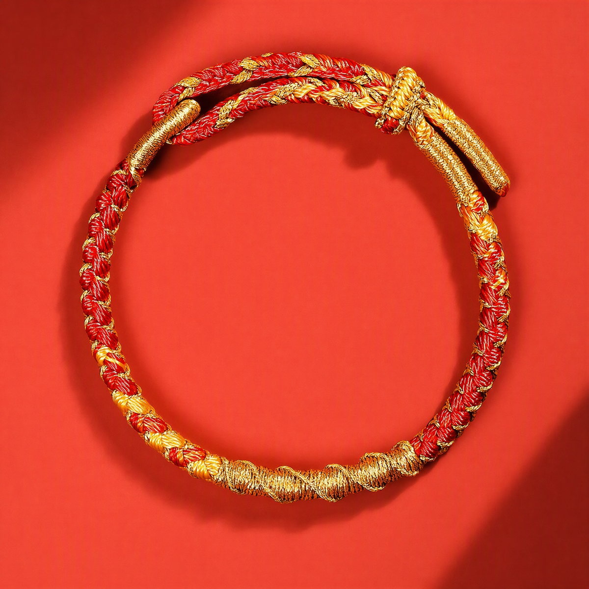 Adjustable Woven Wish Bracelet – Handmade Good Luck Gift