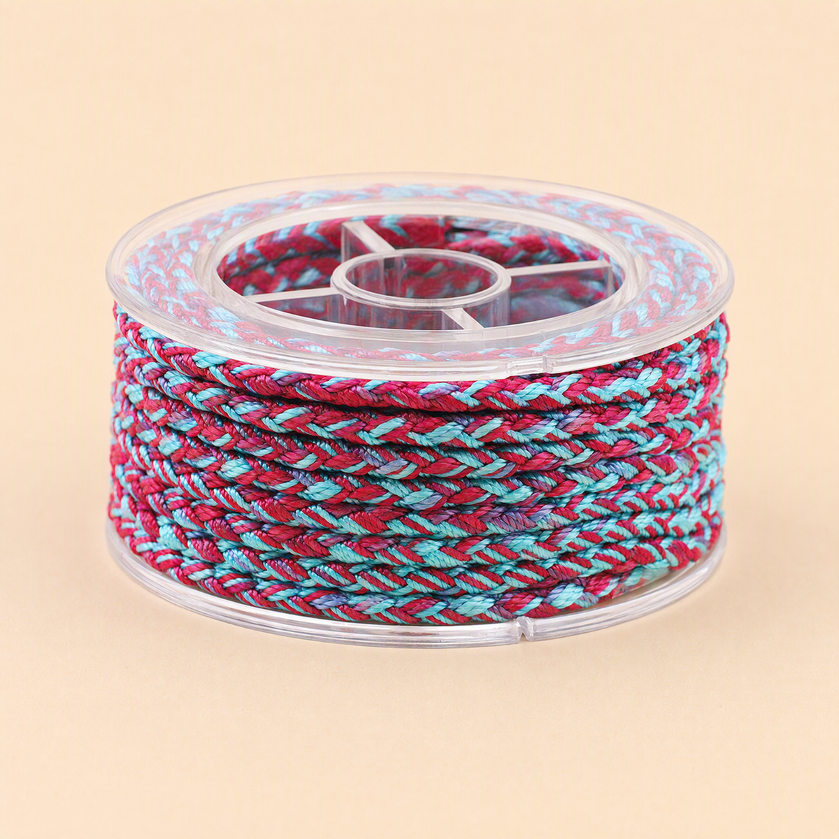 4mm Dragon Scale Nylon Jewelry Cord – 12-Ply Multicolor Thread for DIY