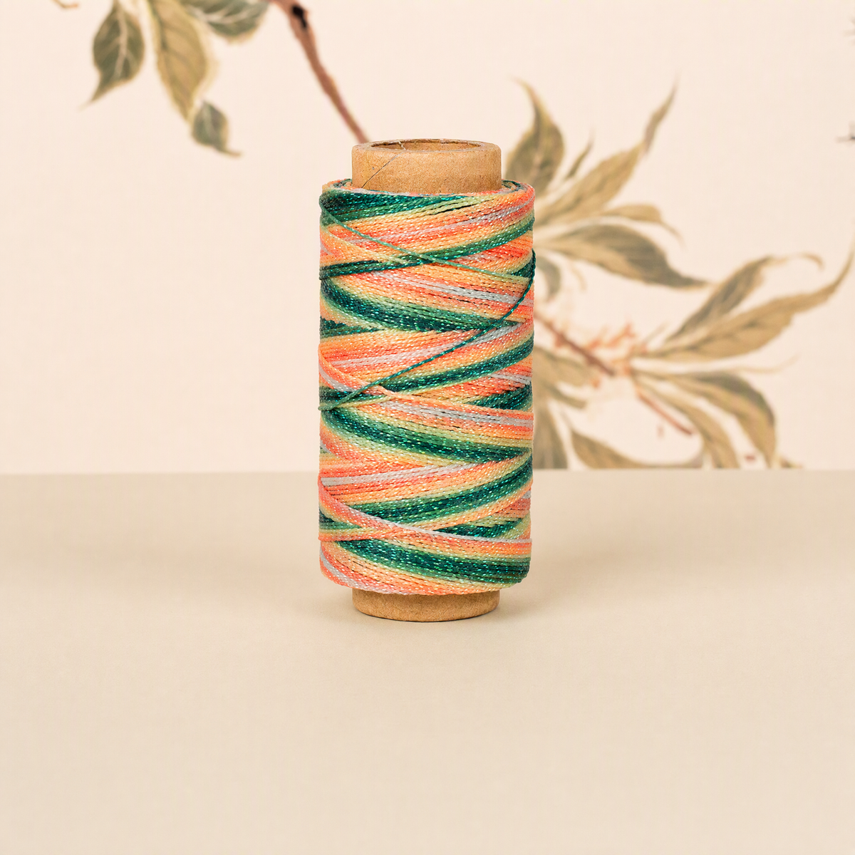 100m 6-Ply Waxed Cord for Bracelet Making – 0.5mm Starry Multicolor Thread