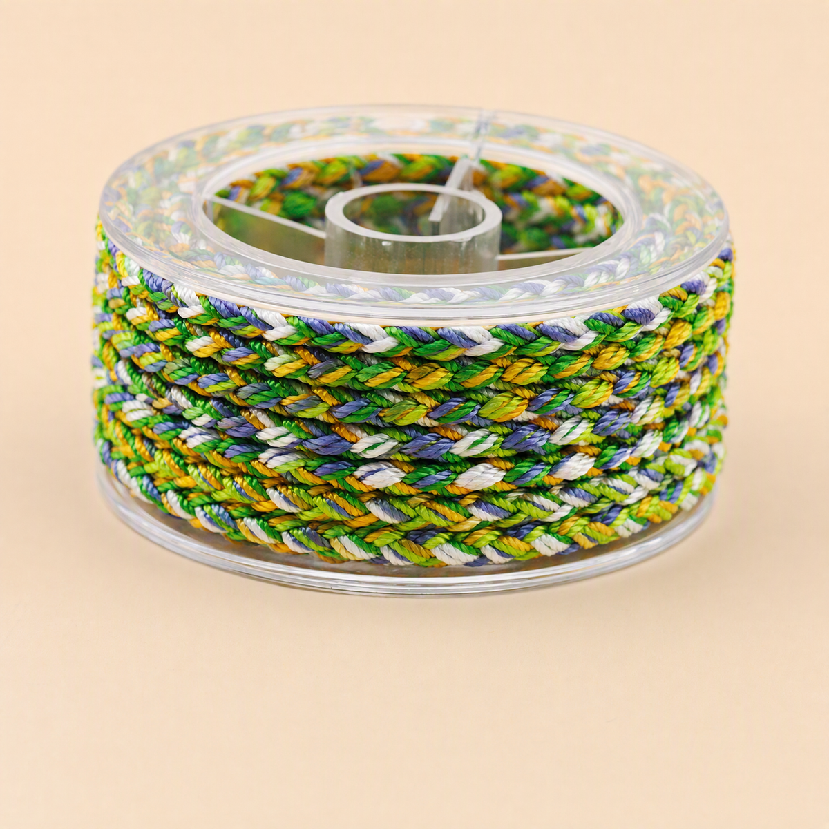 4mm Dragon Scale Nylon Jewelry Cord – 12-Ply Multicolor Thread for DIY