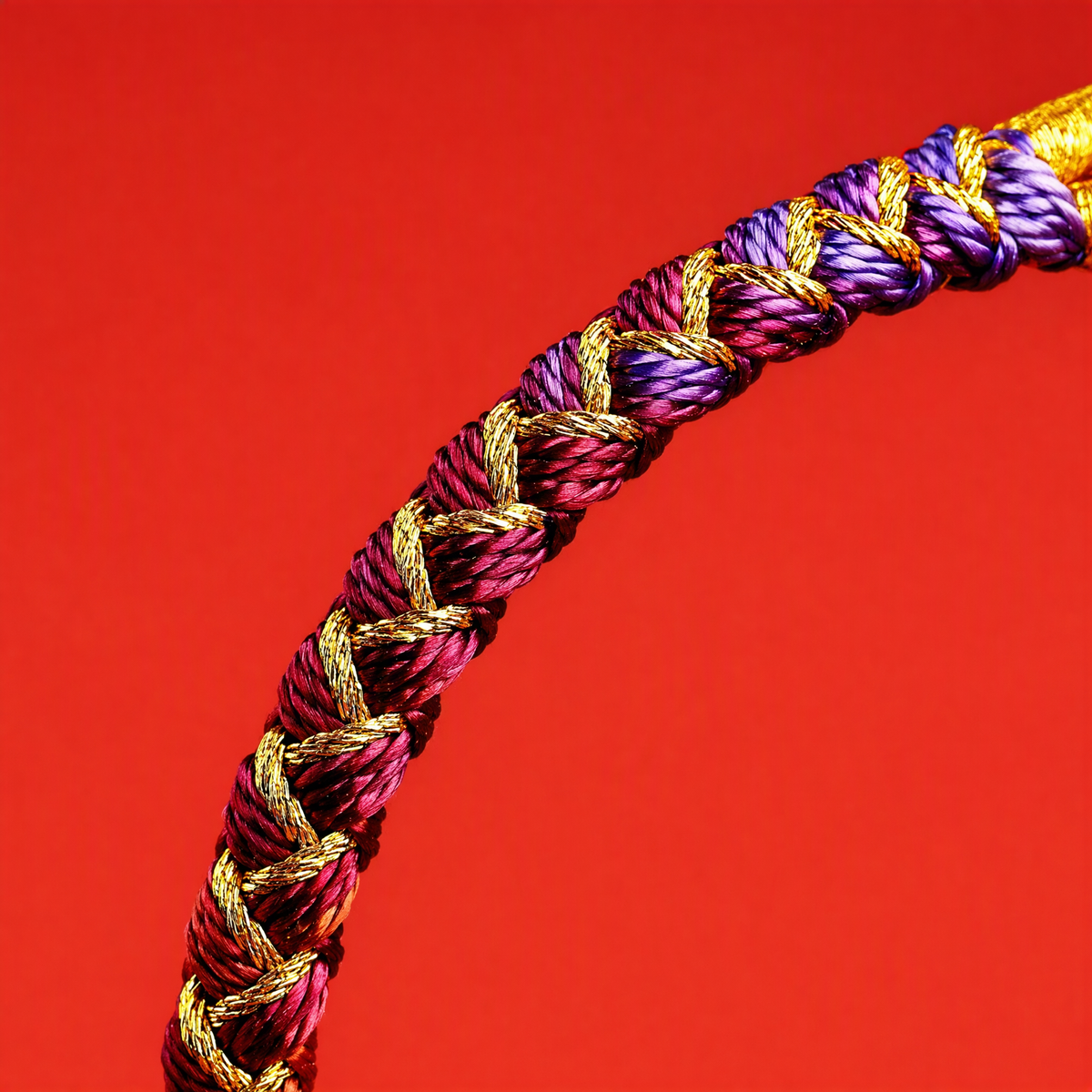 Adjustable Woven Wish Bracelet – Handmade Good Luck Gift