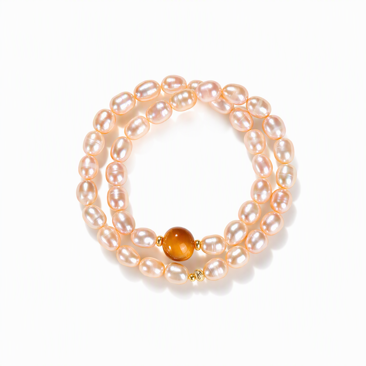 Freshwater Pearl & Golden Tiger’s Eye Multi-Wrap Bracelet