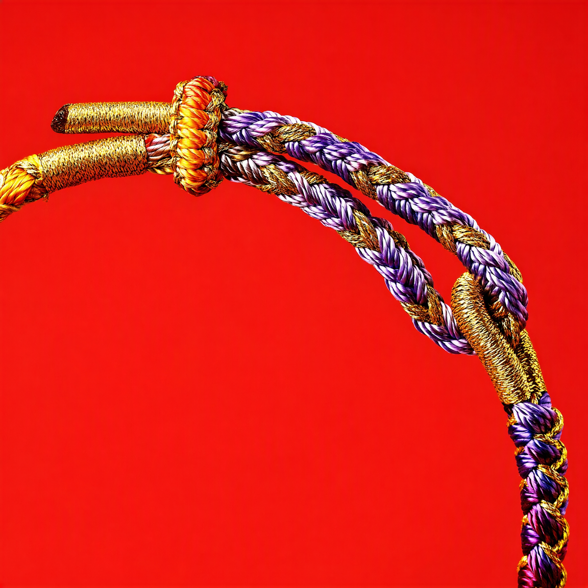 Adjustable Woven Wish Bracelet – Handmade Good Luck Gift